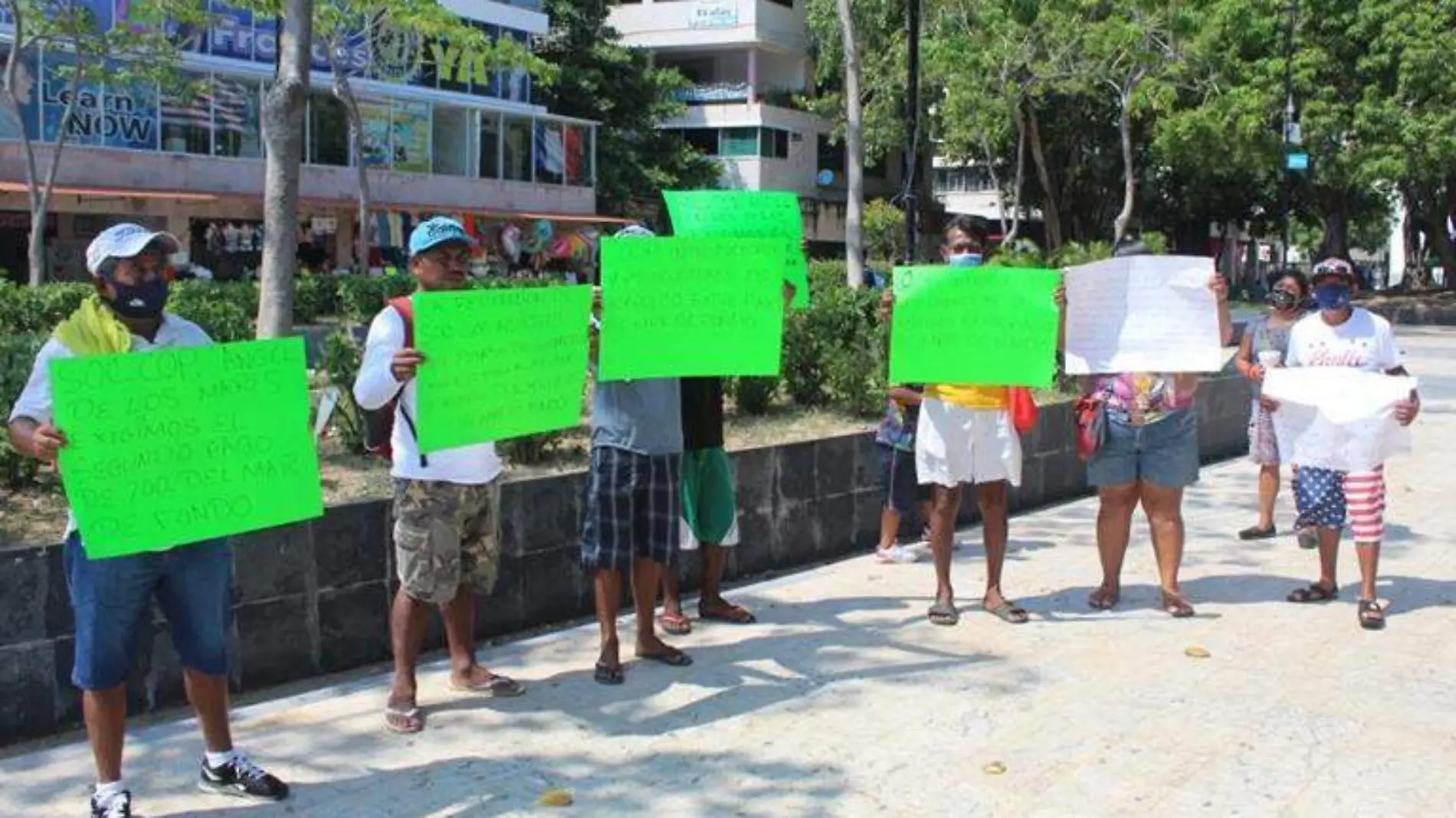 Pescadores zócalo acapulco